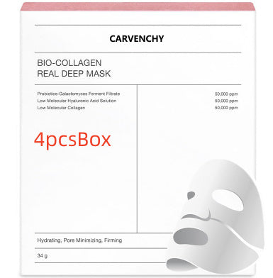 Deep Collagen Overnight Sheet Mask – Firming Facial Mask with Low Molecular Collagen for Elasticity & Repair