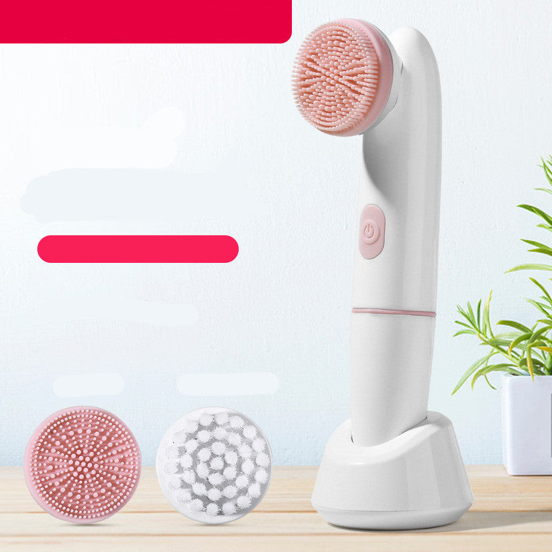 Electric Silicone Facial Cleanser - Facial Cleansing Brush - Beauty Instrument Pore Cleaner