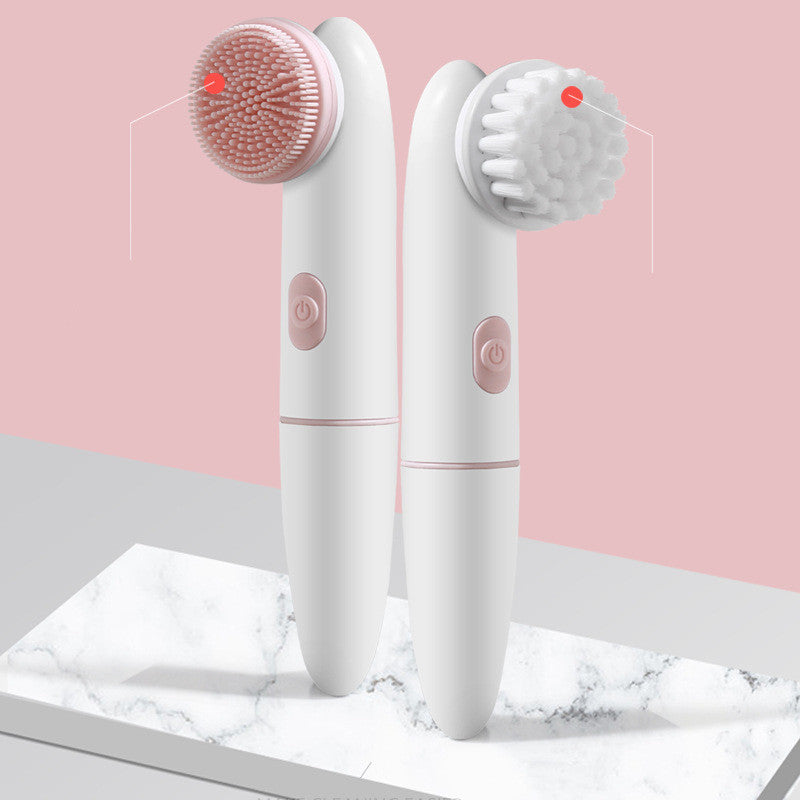 Electric Silicone Facial Cleanser - Facial Cleansing Brush - Beauty Instrument Pore Cleaner