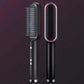 2-in-1 Hair Straightener & Hot Comb – Ionic Curling Brush for Smoothing & Styling