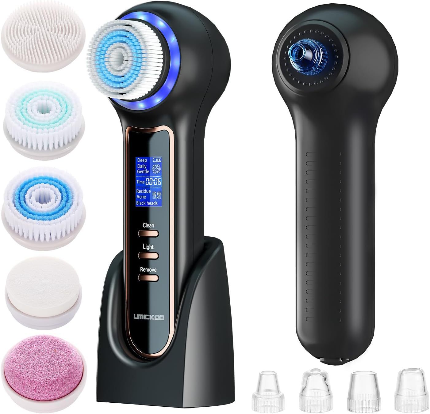 Electric Facial Cleansing Brush – Blackhead Remover & Pore Cleaner with Multi-Speed Settings