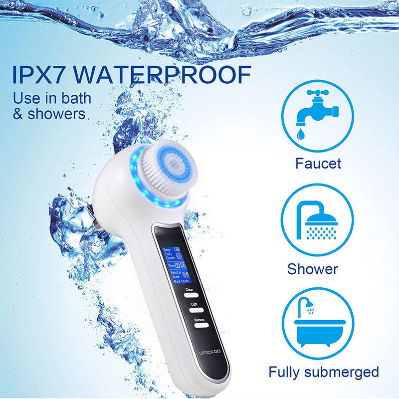 Electric Facial Cleansing Brush – Blackhead Remover & Pore Cleaner with Multi-Speed Settings