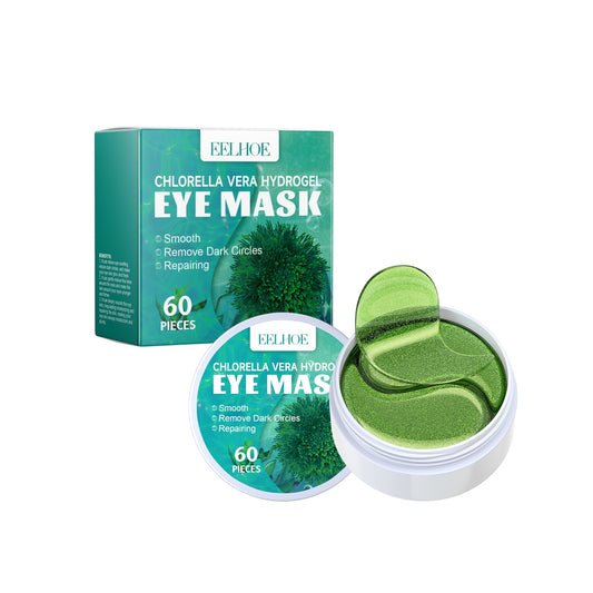 Chlorella Vera Hydrogel Eye Mask – Hydrating Under-Eye Patches for Puffiness, Dark Circles & Fine Lines