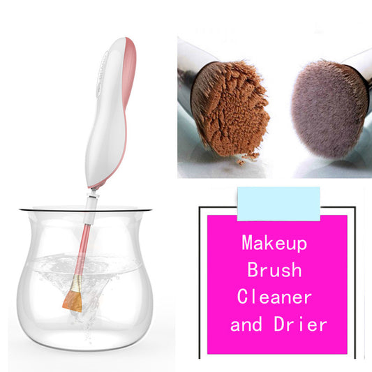 Makeup Brush Cleaner – Quick-Dry Electric Brush Cleaning Tool for Deep Cleansing & Hygiene