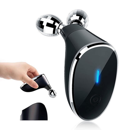 EMS Electric Facial Roller – Therapeutic Skin Lifting & Toning Massager with Microcurrent Technology