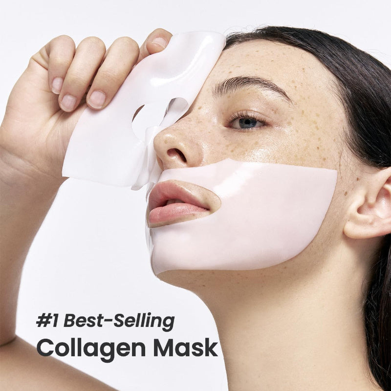 Deep Collagen Overnight Sheet Mask – Firming Facial Mask with Low Molecular Collagen for Elasticity & Repair