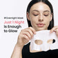 Deep Collagen Overnight Sheet Mask – Firming Facial Mask with Low Molecular Collagen for Elasticity & Repair