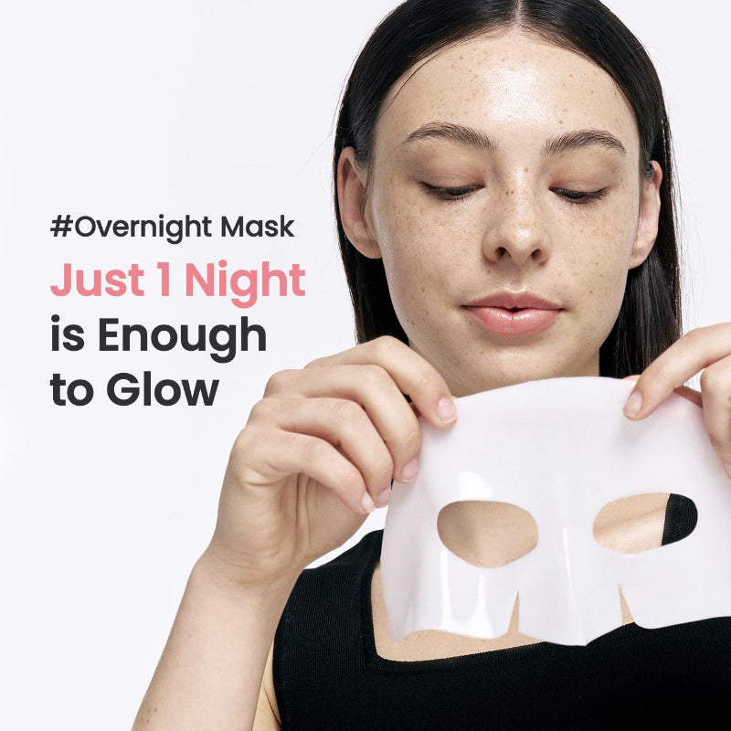 Deep Collagen Overnight Sheet Mask – Firming Facial Mask with Low Molecular Collagen for Elasticity & Repair