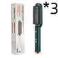 2-in-1 Hair Straightener & Hot Comb – Ionic Curling Brush for Smoothing & Styling