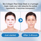 Deep Collagen Overnight Sheet Mask – Firming Facial Mask with Low Molecular Collagen for Elasticity & Repair