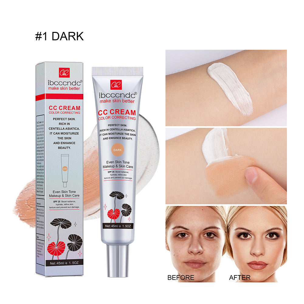 CC Cream Foundation – Moisturizing, Waterproof & Long-Lasting Concealer Base for Natural Skin Coverage