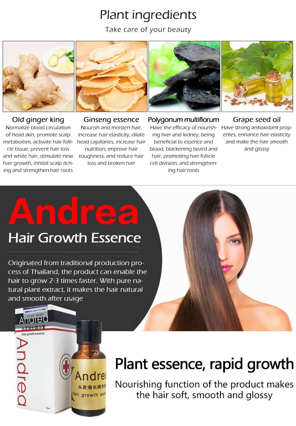 Hair Growth Serum – Anti-Hair Loss Treatment with Keratin for Thicker, Healthier Hair (20ml)
