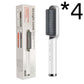 2-in-1 Hair Straightener & Hot Comb – Ionic Curling Brush for Smoothing & Styling