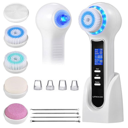 Electric Facial Cleansing Brush – Blackhead Remover & Pore Cleaner with Multi-Speed Settings