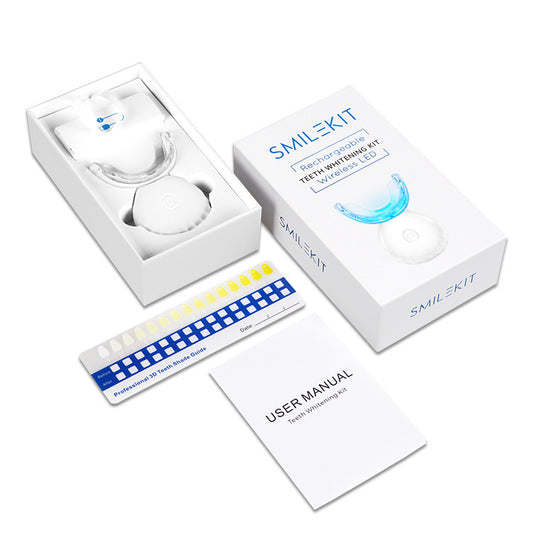 LED Teeth Whitening Kit with Wireless Charging – Professional Dental Tool for a Brighter Smile