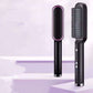 2-in-1 Hair Straightener & Hot Comb – Ionic Curling Brush for Smoothing & Styling