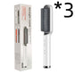 2-in-1 Hair Straightener & Hot Comb – Ionic Curling Brush for Smoothing & Styling