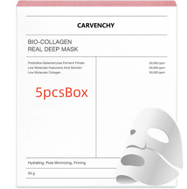 Deep Collagen Overnight Sheet Mask – Firming Facial Mask with Low Molecular Collagen for Elasticity & Repair
