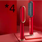 2-in-1 Hair Straightener & Hot Comb – Ionic Curling Brush for Smoothing & Styling