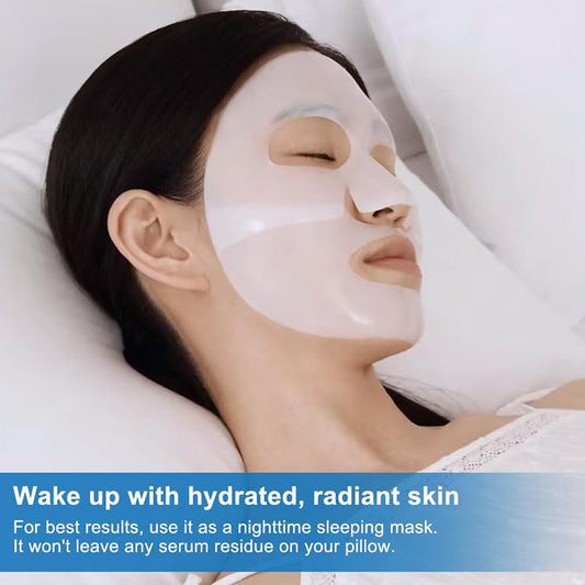 Deep Collagen Overnight Sheet Mask – Firming Facial Mask with Low Molecular Collagen for Elasticity & Repair
