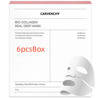 Deep Collagen Overnight Sheet Mask – Firming Facial Mask with Low Molecular Collagen for Elasticity & Repair