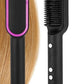 2-in-1 Hair Straightener & Hot Comb – Ionic Curling Brush for Smoothing & Styling
