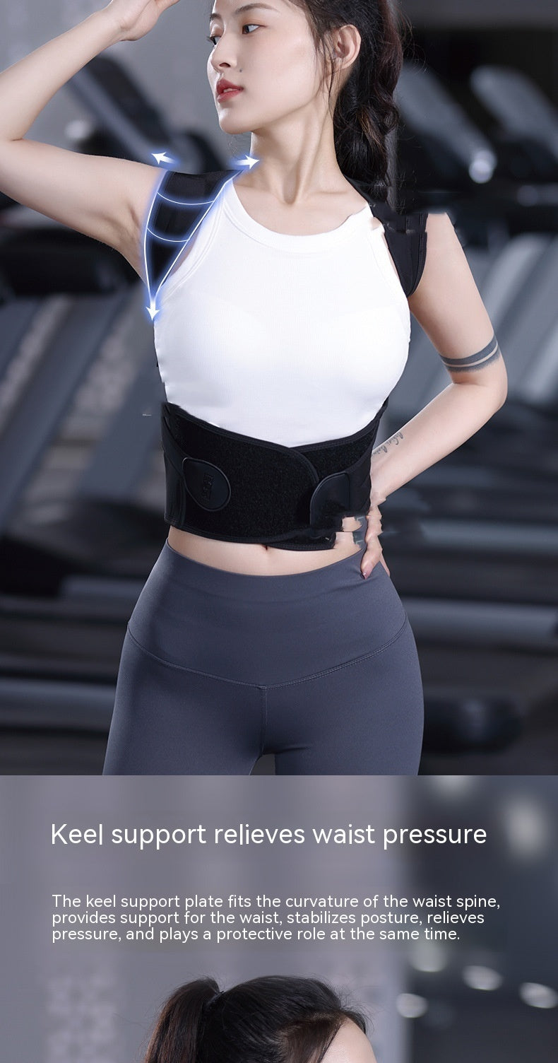 Invisible Posture Corrector Band – Anti-Humpback Back Support for Spine Alignment & Comfort