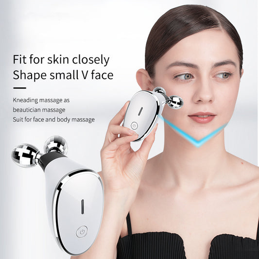 EMS Electric Facial Roller – Therapeutic Skin Lifting & Toning Massager with Microcurrent Technology