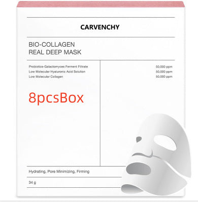 Deep Collagen Overnight Sheet Mask – Firming Facial Mask with Low Molecular Collagen for Elasticity & Repair