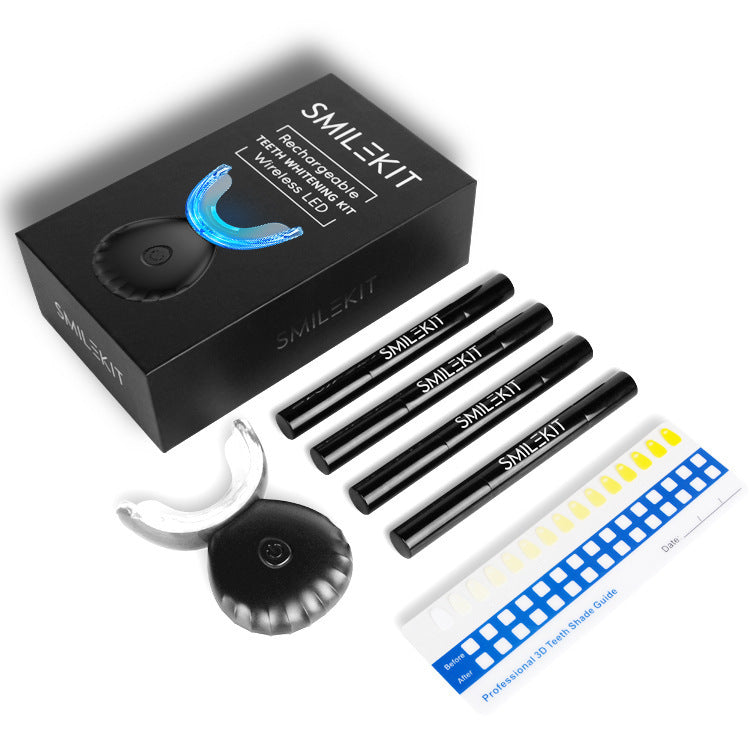 LED Teeth Whitening Kit with Wireless Charging – Professional Dental Tool for a Brighter Smile