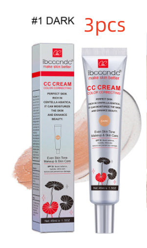 CC Cream Foundation – Moisturizing, Waterproof & Long-Lasting Concealer Base for Natural Skin Coverage