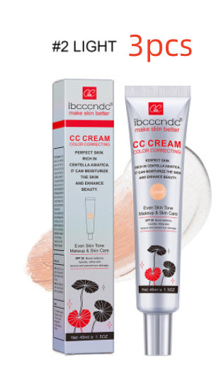 CC Cream Foundation – Moisturizing, Waterproof & Long-Lasting Concealer Base for Natural Skin Coverage